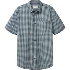 Košile Tom Tailor námořnická modř / tyrkysová / šedý melír