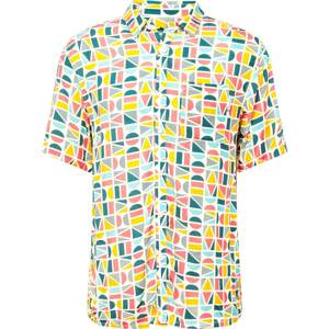 Košile 'Resort' Iriedaily žlutá / petrolejová / melounová / bílá