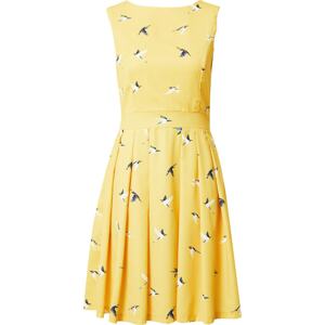 Letní šaty Mela London modrá / žlutá / černá / bílá