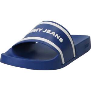 Plážová/koupací obuv Tommy Jeans modrá / bílá