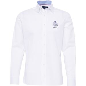 Košile Hackett London tmavě modrá / bílá