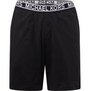 Kalhoty Michael Kors černá / bílá