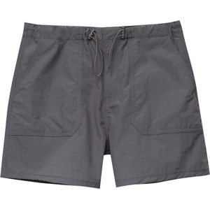 Kalhoty Pull&Bear tmavě šedá
