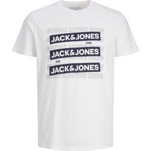 Tričko jack & jones černá / bílá