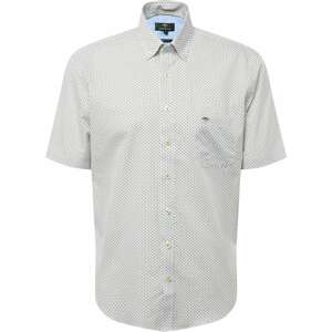 Košile FYNCH-HATTON olivová / bílá