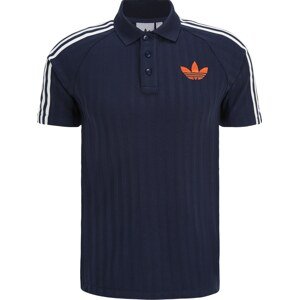 Tričko adidas Originals námořnická modř / oranžová / bílá