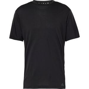 Funkční tričko adidas performance pastelová fialová / černá