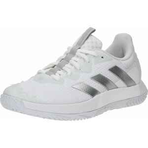 Sportovní boty 'SoleMatch Control' adidas performance stříbrná / bílá