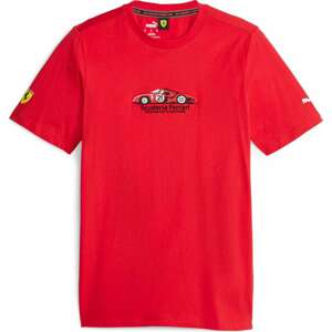 Funkční tričko 'Ferrari Race' Puma žlutá / červená / černá / bílá