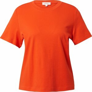 Tričko s.Oliver tmavě oranžová