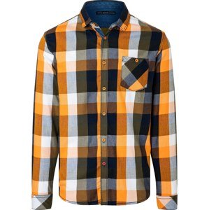 Košile Timezone námořnická modř / khaki / oranžová / bílá