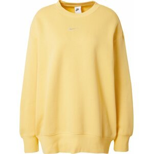 Mikina Nike Sportswear světle žlutá