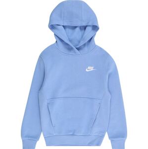 Mikina Nike Sportswear kouřově modrá / bílá