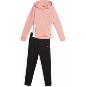 Joggingová souprava Puma pink / černá / bílá