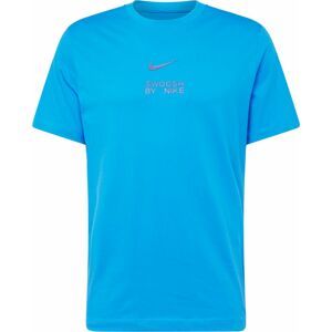 Tričko Nike Sportswear azurová / enciánová modrá