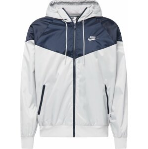 Přechodná bunda Nike Sportswear námořnická modř / světle šedá