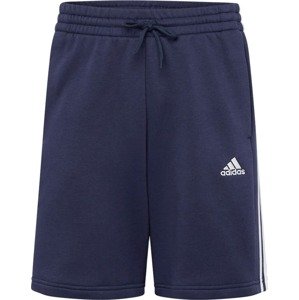 Sportovní kalhoty 'Essentials Fleece 3-Stripes' ADIDAS SPORTSWEAR námořnická modř / bílá
