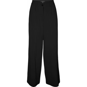 Kalhoty se sklady v pase 'PIXI' Vero Moda černá