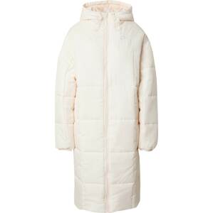 Zimní kabát Nike Sportswear starobéžová / bílá