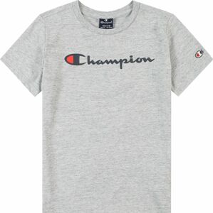Tričko Champion Authentic Athletic Apparel námořnická modř / šedý melír / červená