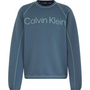Sportovní mikina Calvin Klein Sport kouřově modrá