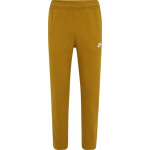 Kalhoty Nike Sportswear karamelová / bílá