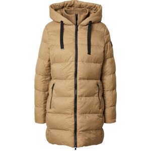 Zimní kabát RINO & PELLE světle hnědá / černá