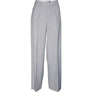 Kalhoty se sklady v pase 'YOLANDA' Vero Moda šedý melír