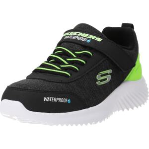 Tenisky 'Gore & Strap' Skechers světle zelená / černá