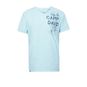 CAMP DAVID Tričko modrá / světlemodrá