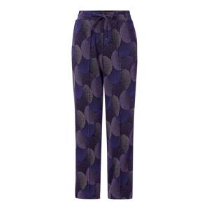 Rich & Royal Kalhoty se sklady v pase fialkově modrá