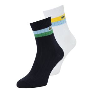 LACOSTE Ponožky  námořnická modř / žlutá / zelená / bílá