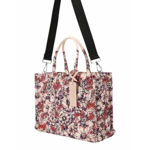 Coccinelle Nákupní taška 'NEVER WITHOUT BAG' růžová / červená / černá