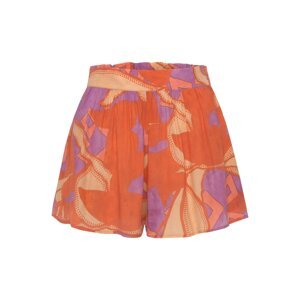 LASCANA Kalhoty fialová / oranžová / pink