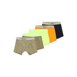 VINGINO Spodní prádlo svítivě žlutá / olivová / oranžová / černá