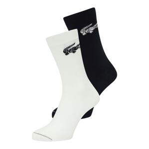 LACOSTE Ponožky černá / bílá