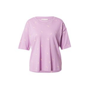 ESPRIT Tričko krémová / fialová / růžová