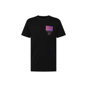 4F Funkční tričko nebeská modř / světle růžová / černá / bílá