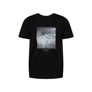 PROTEST Funkční tričko 'TRADERO' světle šedá / černá