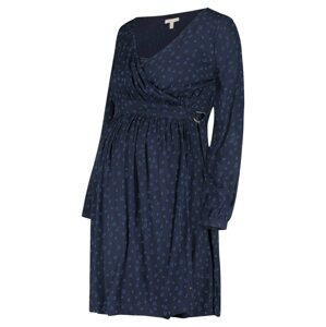 Esprit Maternity Košilové šaty  modrá / námořnická modř / stříbrná