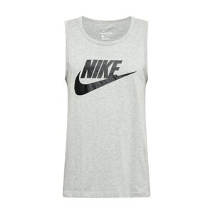 Nike Sportswear Tričko  šedý melír / černá