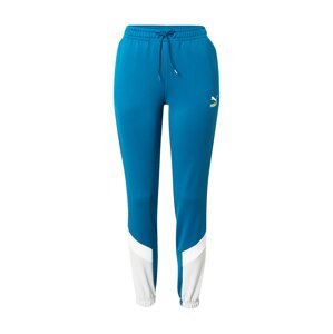 PUMA Sportovní kalhoty  modrá / bílá