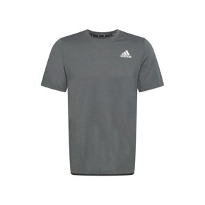 ADIDAS SPORTSWEAR Funkční tričko tmavě šedá / bílá