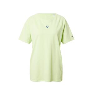 Superdry Funkční tričko tmavě modrá / světle zelená