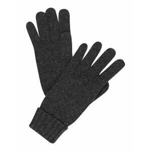 LeGer Premium Prstové rukavice 'Kiara'  šedý melír
