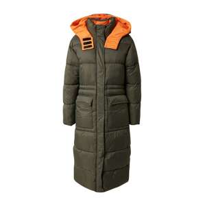 ONLY Zimní kabát 'Puk' khaki / oranžová