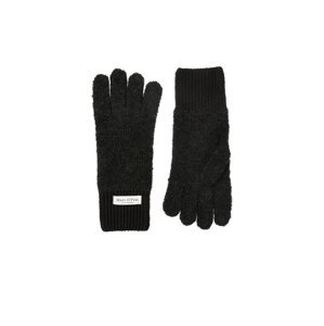 Marc O'Polo Prstové rukavice černá / bílá