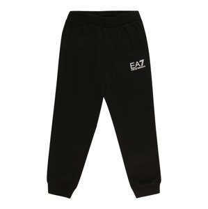 EA7 Emporio Armani Kalhoty  černá / bílá