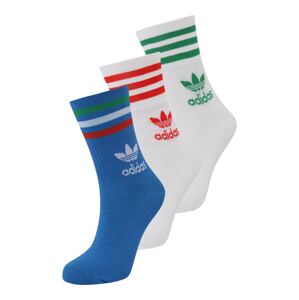 ADIDAS ORIGINALS Ponožky  nebeská modř / zelená / červená / offwhite