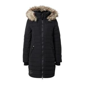 Soccx Zimní kabát béžová / černá